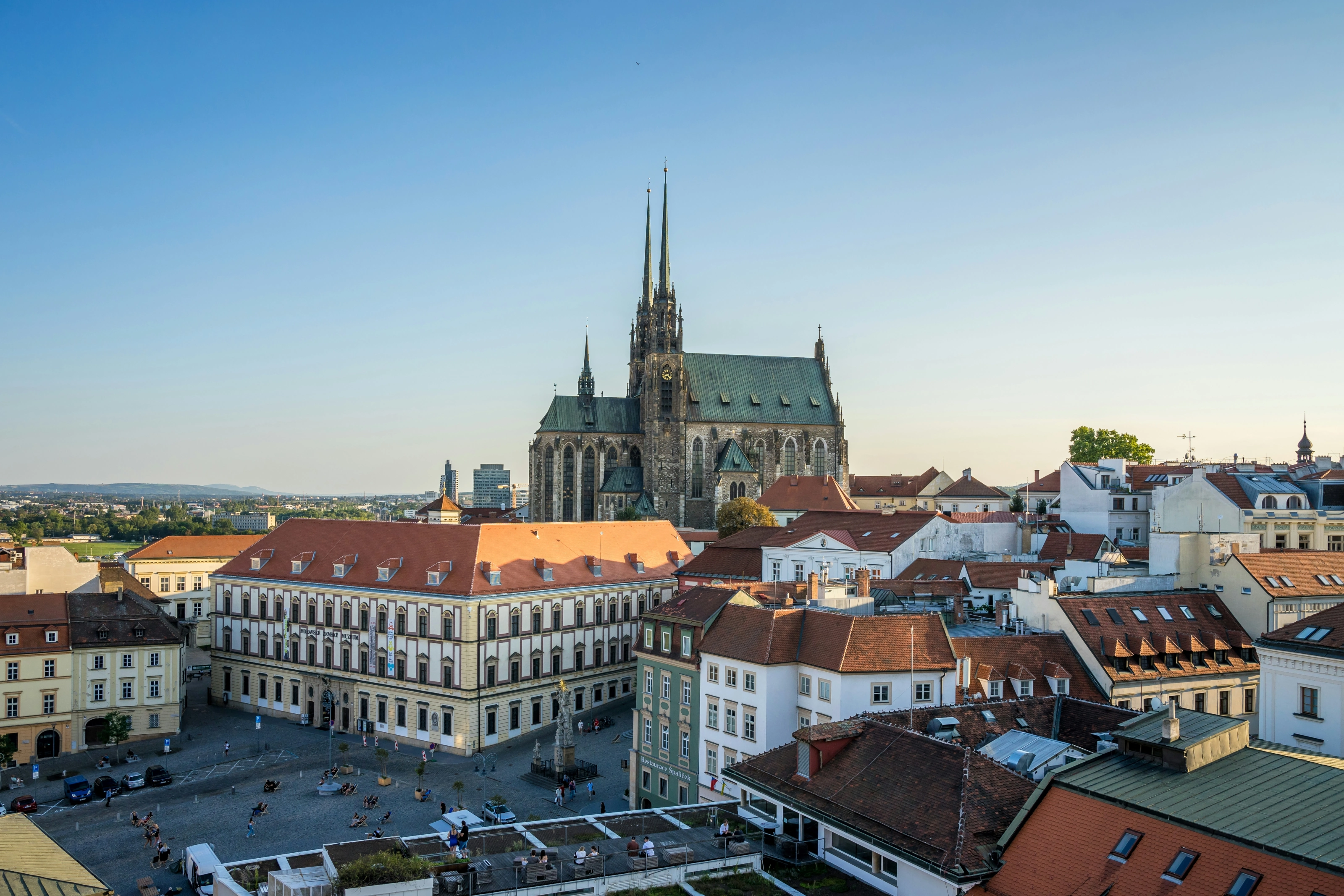 Forteresse de Špilberk et centre-ville de Brno