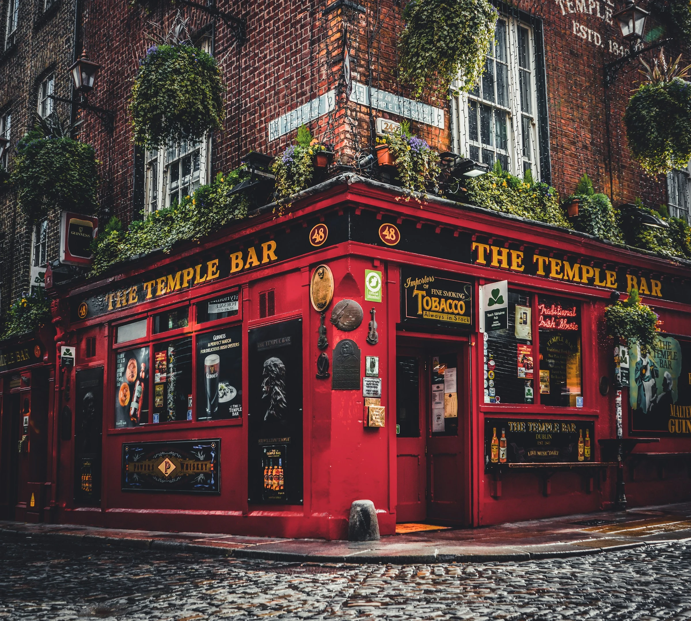 Dublin, Irlande, vue sur la ville au bord de la Liffey
