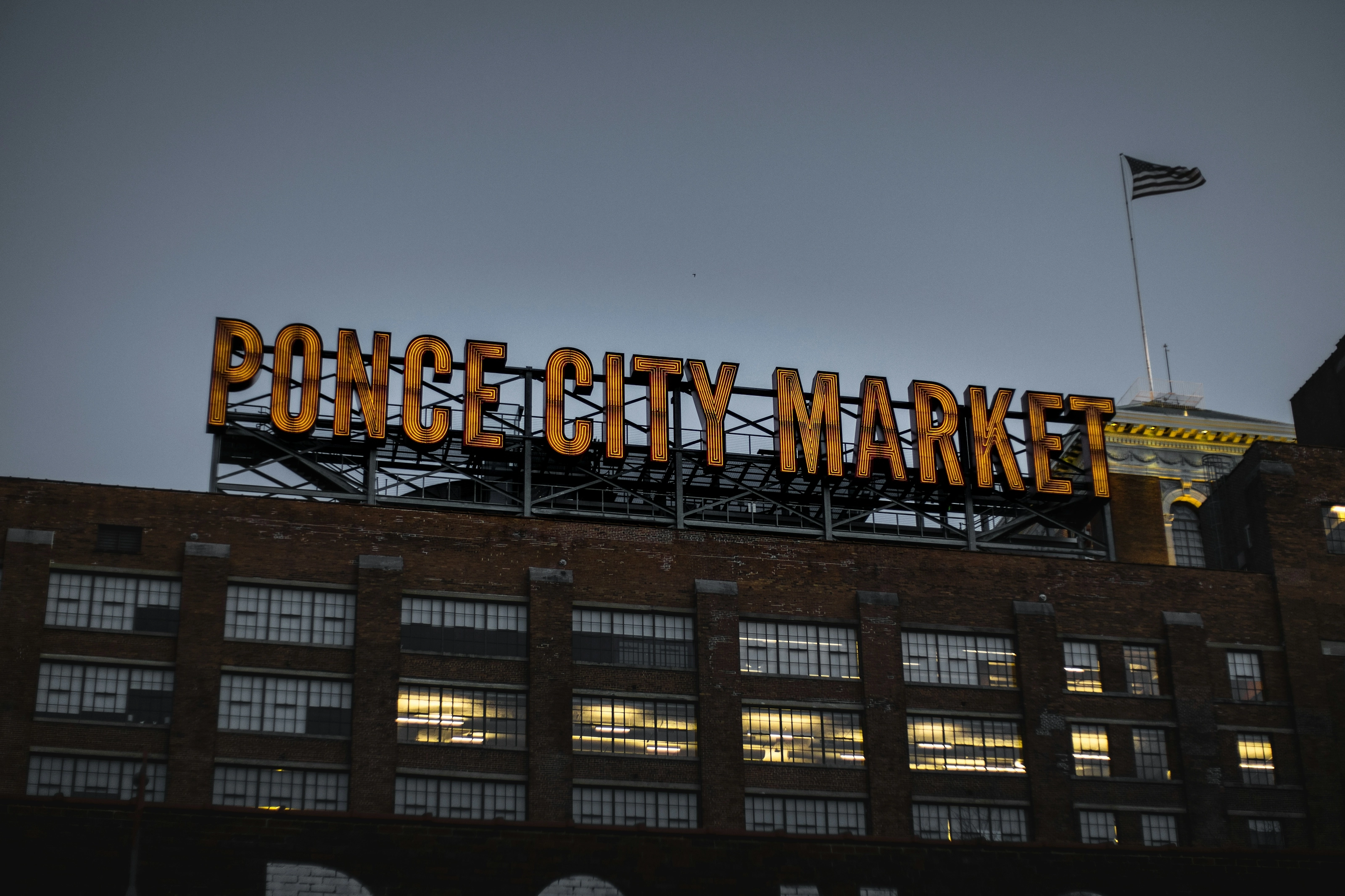 Ponce City Market, ancien entrepôt réhabilité à Atlanta