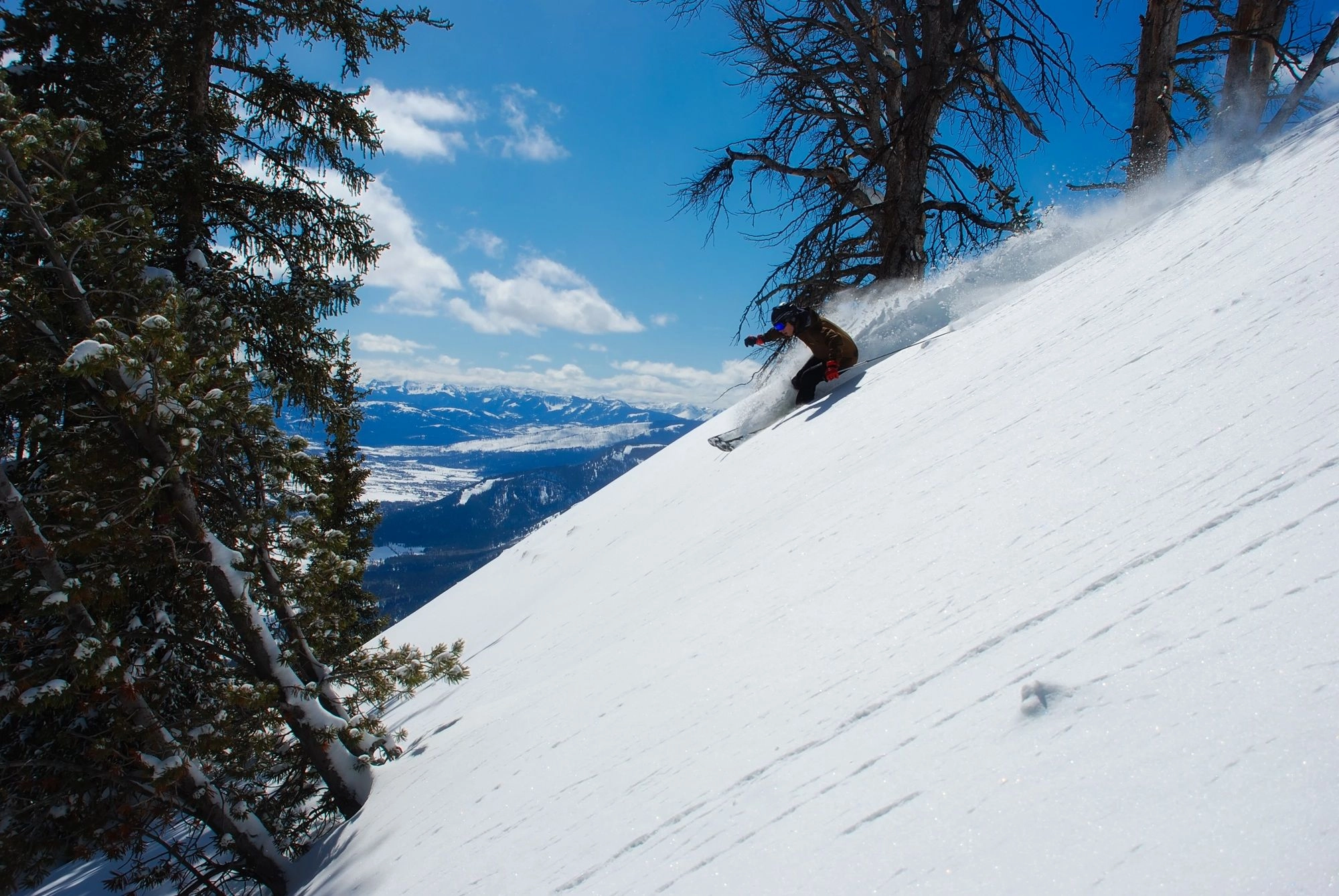 Mountain scenery around Jackson Hole, Wyoming